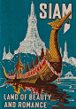 DP Vintage Posters - Original Siam Land of Beauty and Romance Travel Brochure Thailand