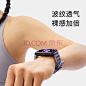 【Keep21312157】Keep智能手环腕带双色波纹款适用B4系列手环 活力橙【行情 报价 价格 评测】-京东