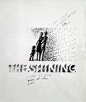 Saul Bass Poster Sketches for Stanley Kubrick's 'The Shining'