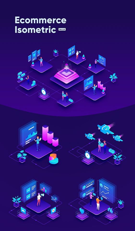 Isometric Ecommerce ...