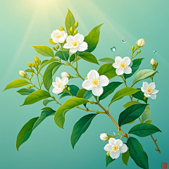 hhyahcy采集到茉莉花
