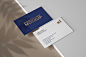 16款光影商务名片展示PSD样机 Business Card Mockup Set With Overlay Shadow插图(1)