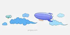 空中飞艇分割线插画图片大小4000x2000px 图片尺寸310.72 KB 来自PNG搜索网 pngss.com 免费免扣png素材下载！创意插画#分割线#分割线插画#蓝色云彩#纹理边框#装饰分割线#