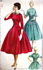 #vintage patterns#50s女装图样