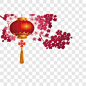 中国风红色灯笼漂浮元素PNG图片 来自PNG搜索网 pngss.com 免费免扣png素材下载！