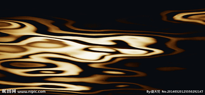 金色水波纹