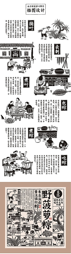 陈*丫采集到插画*黑白线绘