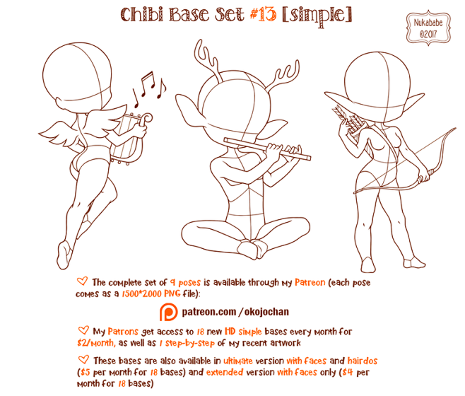 Pin by 10/10 Would Smash on Base  Chibi drawings, Drawing base, Chibi  sketch