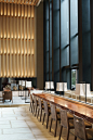 Brasserie in Four Seasons Hotel Kyoto - Kokaistudios : Brasserie restaurant & lounge in Four Seasons Kyoto, Japan. Designed by Shanghai-based architecture firm Kokaistudios. The site is located in the UNESCO protected area of the temples of Kyoto at t