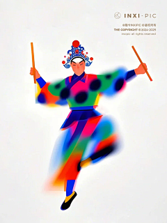 花开风暖月影圆采集到设计参考-插画