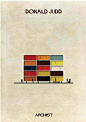 【当代艺术】意大利建筑师和插画家Federico Babina将蒙特里安、安迪·沃霍尔、达明·赫斯特、杜尚、毕加索、萨尔瓦多·达利、米罗等著名艺术家的画作以建筑的形式进行了有趣解读，诠释艺术与建筑的关系。这一系列被命名为Archist的画作共共27幅。
    唐纳德·贾德风格的建筑。贾德的作品既不同于激情和张扬的“抽象表现主义”，也远离平易近人的“波普艺术”，以理性、冷漠和克制的姿态强调着自身纯粹和高贵的品质。作品中，形状和尺寸完全相同的扁方形箱体，从上到下保持着同等间距，垂直固定在墙壁上，这是贾德标志