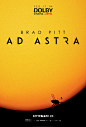 Mega Sized Movie Poster Image for Ad Astra (#8 of 8)