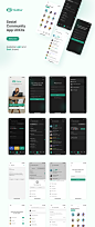 Gatherspace - community app ui kit - UI Kits : Gatherspace is social community app, people can gather team discuss 
chat and voice chat.

Include 25 screen dark and 25 screen light theme

Any question comment or email me
