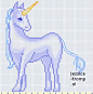 Unicorn perler bead pattern: 