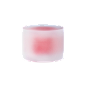 C4D磨砂玻璃图标、透明素材、png、科技、icon、UI、粉色、圆柱
