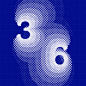 36 Days of Type (Numbers) : 36 DAYS OF TYPE 02 (NUMBERS) I designed this numbers for 36 days of type 2015 (second edition)