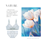 润微内衣女无钢圈调整型收副乳刺绣蕾丝大胸显小文胸套装-tmall.com天猫