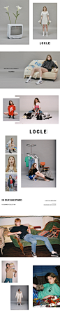 [W CONCEPT] : [LOCLE by LOW CLASSIC 로클 바이 로우클래식] 18 SUMMER LOCLE BACK SIGN PRINT LOOSE T - WHITE