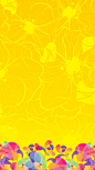 简约黄色花纹矢量H5背景高清素材 H5 矢量 简约 简约花纹 花纹 花纹素材 花纹背景 黄色 黄色素材 背景 设计图片 免费下载