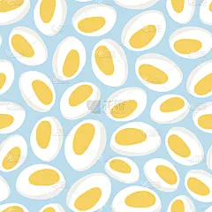 蛋黄,煮食,四方连续纹样,鸡蛋,背景,矢量,纺织品,完美,壁纸,文书工作