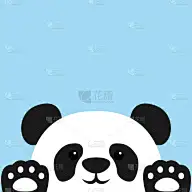 爪子,矢量,绘画插图,熊猫,可爱的,野生动物,泰国,哺乳纲,头,小的
