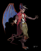 Gargoyo, Boell Oyino : A distinguished gargoyle. It's not that often that I put a dark backgorund. Have a nice day !