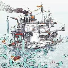 波兰插画师 Michal Dziekan 一组充满现实生活寓意的插画艺术 ​​​​