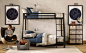 double-bunk-bed-boys-room-with-educational-influence-700x430