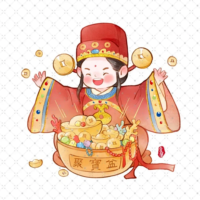 小财神胶带稿