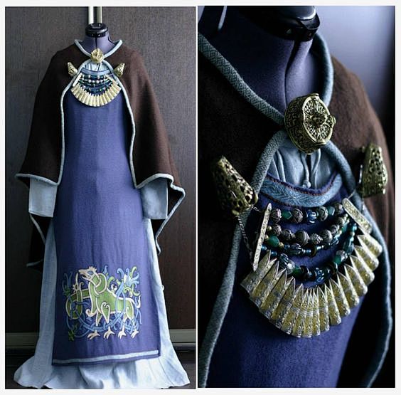 北欧民族服饰。设计师：Savelyeva...