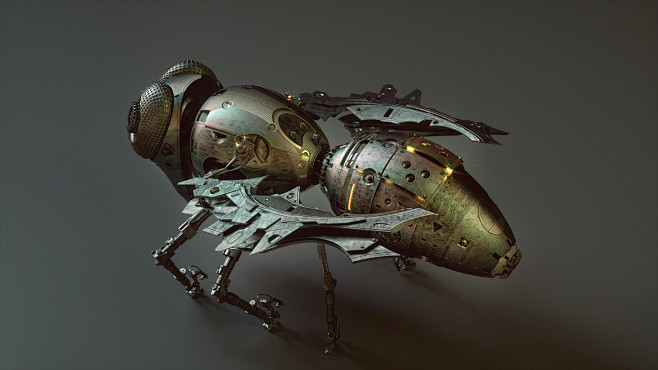 Wasp 机械大黄蜂，将细节刻画到令人佩...