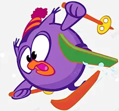 滑板小鸟高清素材 可爱 小鸟 手绘 滑板 免抠png 设计图片 免费下载