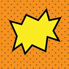橙色漫画手绘爆炸框矢量主图 高清背景 背景 设计图片 免费下载 页面网页 平面电商 创意素材