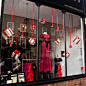 Christmas Window Displays for Homes | like the colors red and white -- very attention grabbing.: 