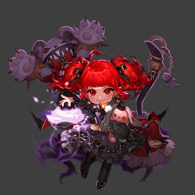 DNF SD illustrations-花瓣网