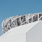 Beijing National Stadium aka Bird's Nest . Beijing, China . Herzog & de Meuron