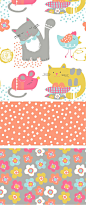 wendy kendall designs – freelance surface pattern designer » cat and mouse