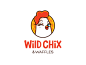 卡通鸡logo wild chix
