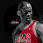 LOW POLY ART MICHAEL JORDAN : THIS LOWPOLY ART FOR MY FAVORITE BASKETBALL PLAYER HE IS LEGEND IN THE BASKETBALL HISTORY