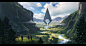 General 3000x1608 artwork digital art landscape