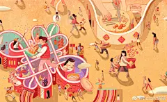                                                                                                                         感谢@林夭夭夭夭 的截图（p1，2）。之前朋友就已经给我转过@羊城晚报 报道@中国日报 刷爆朋友圈插画的文章-O中国日报的插画，为什么能刷爆朋友圈？ （p3）画P4是我为Apple新年创作的，于2019年1月28号发表。想说的是能启发其他画师我非常荣幸，也让我觉得我的工