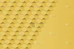 抽象几何背景在黄色阴影颜色。