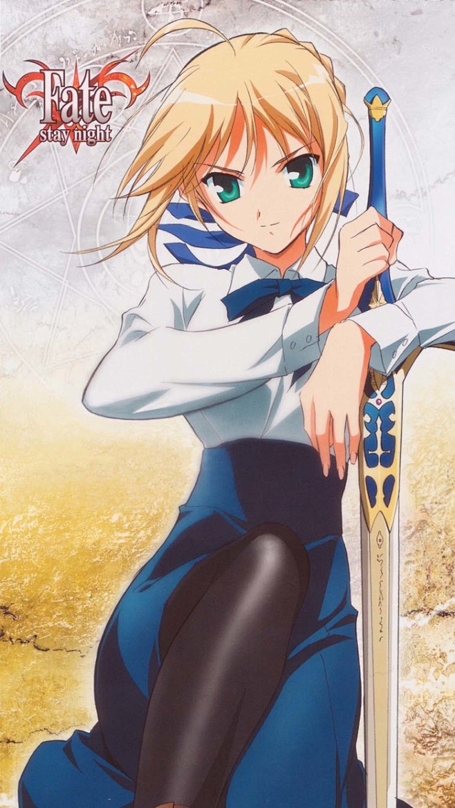 fate/zero fate/stay night saber
