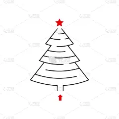 迷宫游戏,儿童,圣诞树,秘密,扫雪车,纸牌,贺卡,休闲游戏,背景分离,简单