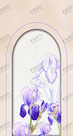 紫色婚礼鸢尾花鸢尾花背景 【酷图网】紫色婚礼,鸢尾花,鸢尾花背景,手绘鸢尾花,婚礼背景