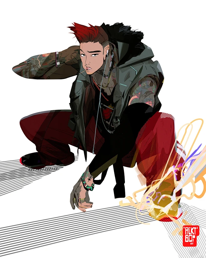 KOF 2020, Malcolm Wopé : KOF 2020 - Sketching up a couple of my ...
