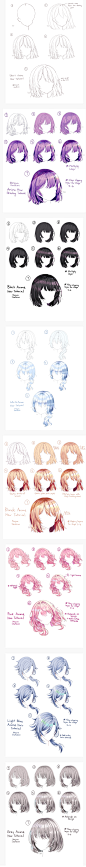 #三つ編み Anime Hair References (Part 2) - Najwa Ibrahimi的插画 - pixiv