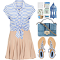 #blue #stripe #stripedtee #shirt #crepe #skirt #flaredskirt #round #nude #sandals #embellished #jewelled #forevernew #babyblue #blue #random #stuff #jimmychoo #denim #crossbody #messenger #bag