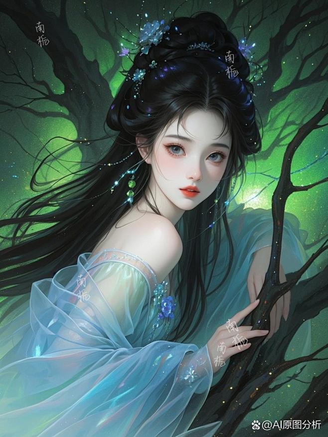 簪花笑，红秀若为昭#日常穿搭...@AI...