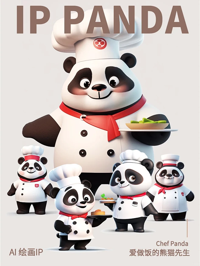 动物IP厨师熊猫来啦~~-花瓣网